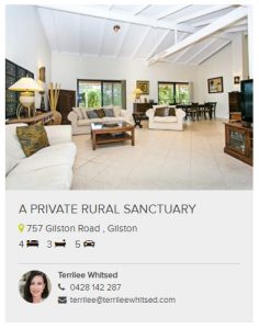 Real estate appraisal Gilston QLD 4211